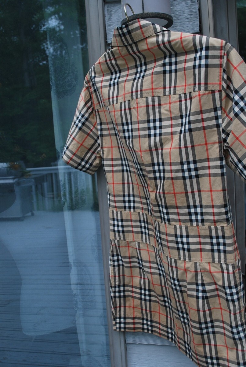 お気に入り♪◇チェック Shirt Dress◇Burberry 3917DCA0-1C76-442B-8AEA-