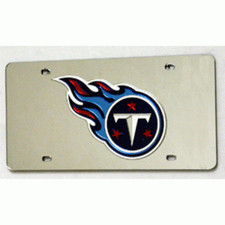 tennessee titans nfl football team logo laser license plate made in usa