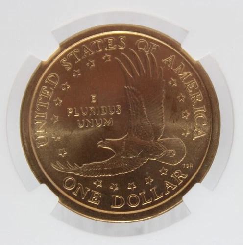 United States 2000 P Philadelphia Sacagawea $1 Wounded / Speared Eagle NGC MS67