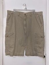 EUC Mens Levis Strauss Signature Cargo Shorts Heavy Duty Light Tan Size 42