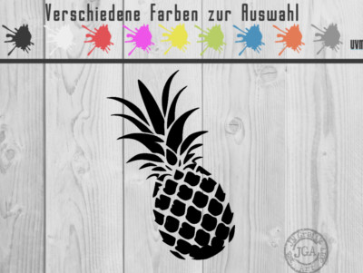 Aufkleber Ananas Pineapple Bike Sticker JDM Decal Scene LKW Auto Car