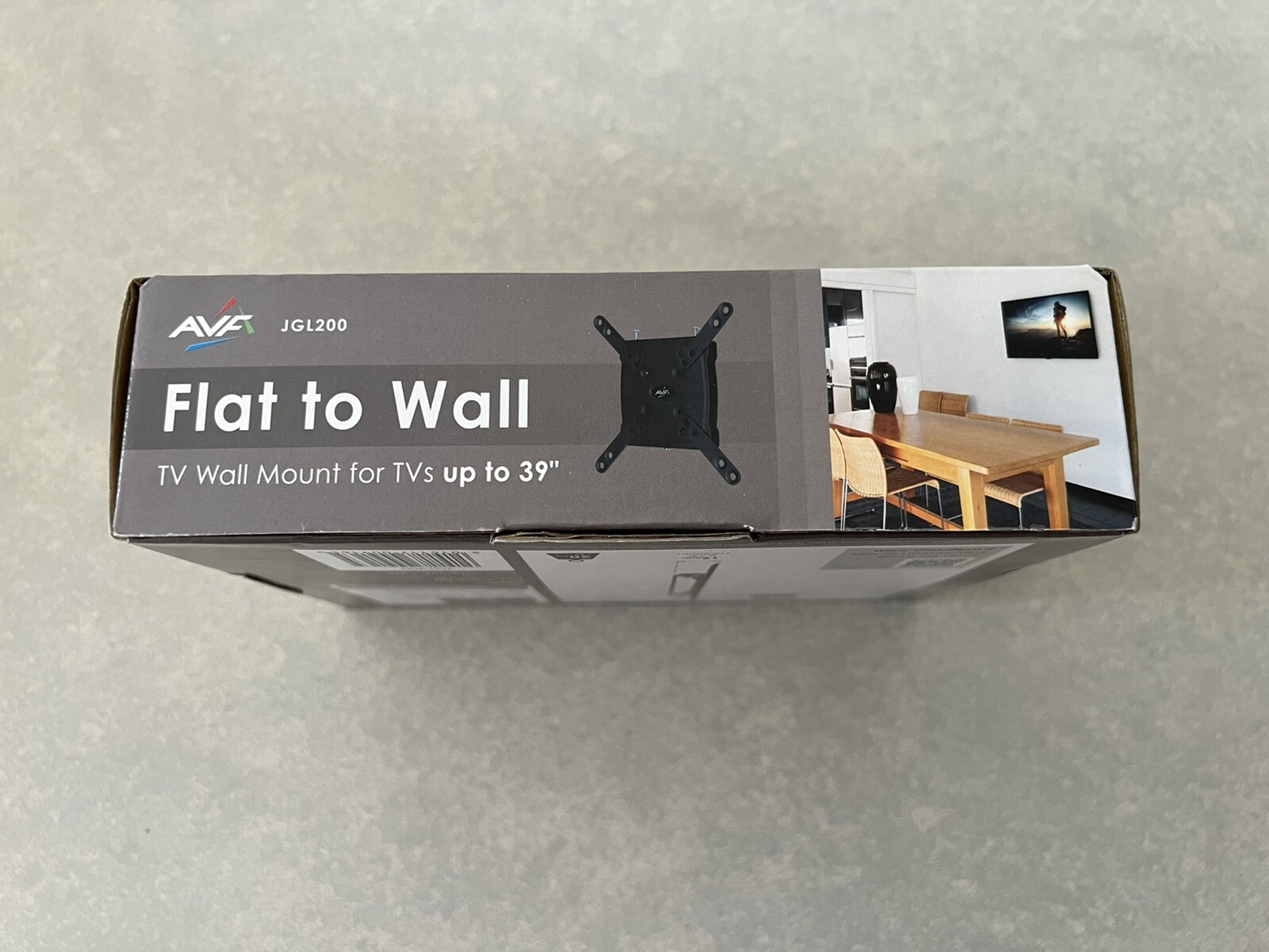 AVF Flat To Wall TV Wall Mount For TVs Up To 39” Brand New สำนักงานสิทธิประโยชน์ มหาวิทยาลัยรังสิต