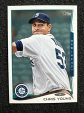 CHRIS YOUNG #US-133 2014 Topps Update Series QTY Seattle Mariners