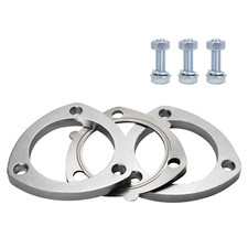 2.5 Inch 3 Bolt Stainless Steel Exhaust Flanges Gaskets With Bolts And Nuts 2.5 Inch 3 Bolt Stainless Steel Exhaust Flanges Gaskets With Bolts And Nuts