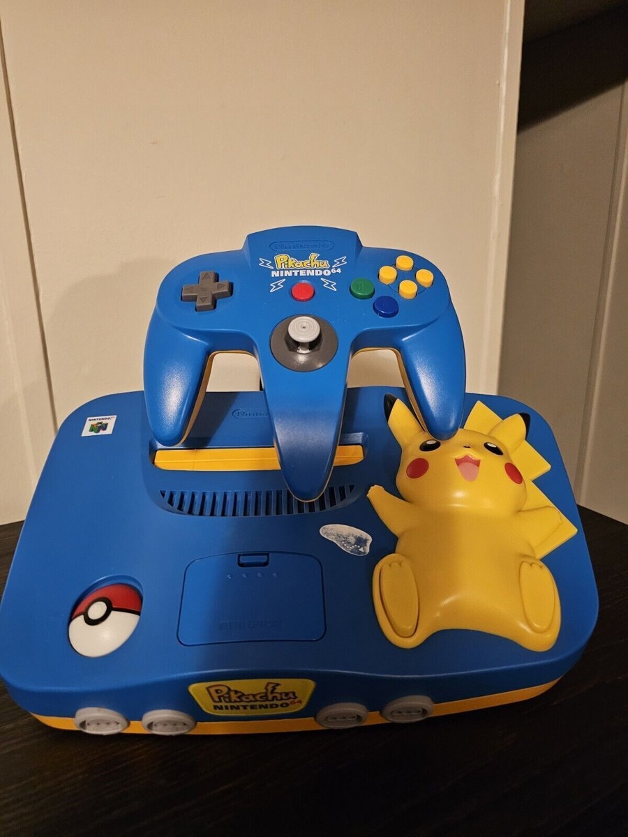 Nintendo 64 Pikachu Pokemon N64 Console Display Stand Floating