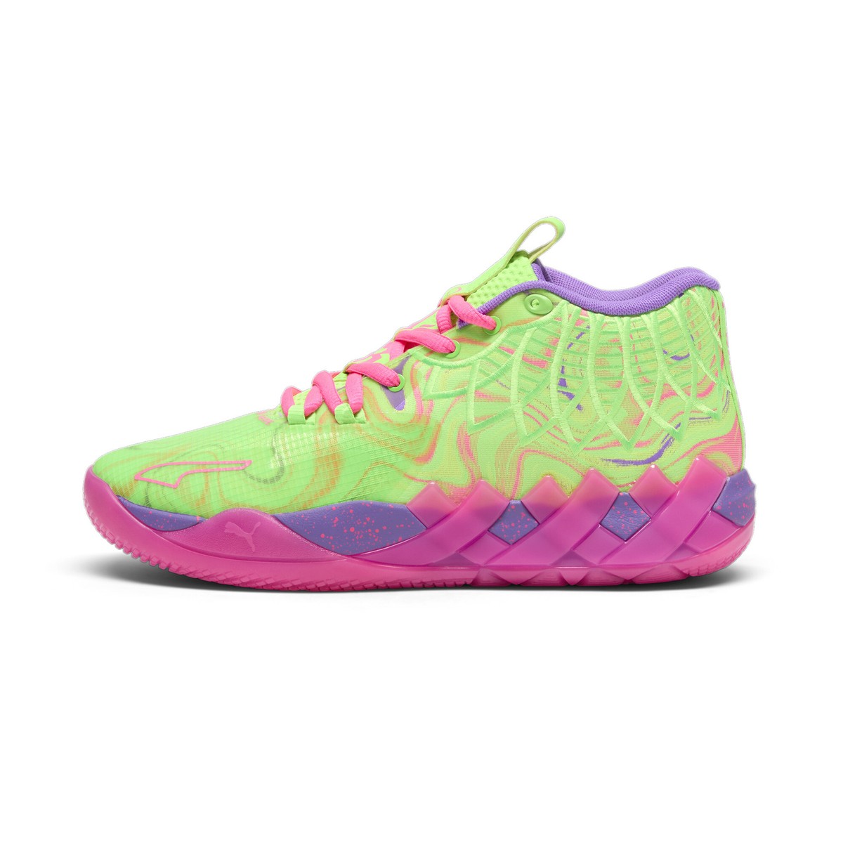 PUMA★LaMelo Ball MB 01 ロメオボール Inverse Toxic 送関込 PUMA x LAMELO BALL MB.01 Inverse Toxic Men's Basketball