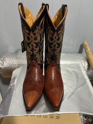 Botas Vaqueras De Mujer 100% Piel Hechas En Mexico ,Solo Villareal US Size 5.5
