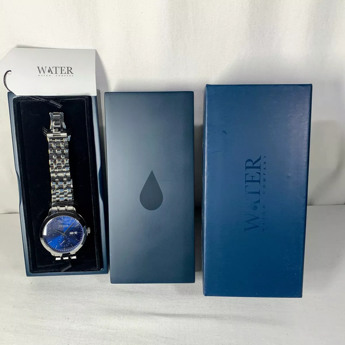 Water Watch Company Beck Calder Blue Dial w Silver Stainless