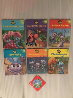 Disney Pixar A Bug’s Life 6 Books/Pixar A Bug’s Life Active Play CD-ROM ...