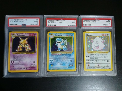 Complete PSA9 Mint Base Set Pokémon Holos - All 16 Including Charizard Unlimited - Picture 4 of 12