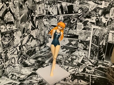 Asuka Langley Summer Drops Extra Figure School Swimsuit Anime Girl EX Evangelion
