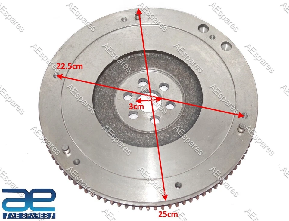 For Suzuki Samurai Sj413 Engine Cylinder Block Flywheel OEM 12620M83011 S2u - Image 3 of 4