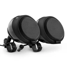DS18 RYDERBT Bluetooth Speakers Amplified for Motorcycle Handlebar Mount