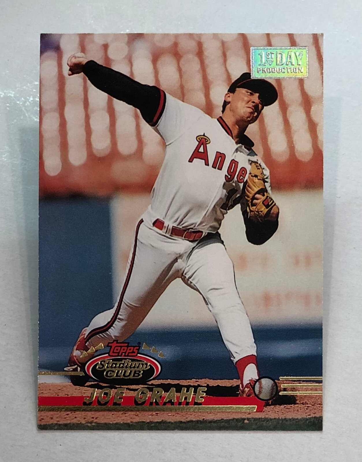 1993 Stadium Club - First Day Issue - Joe Grahe - #262 - Angels - NrMt