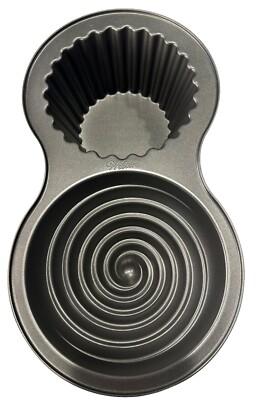 Giant 3D Cupcake Pan Large Non-Stick Wilton Mold Baking Cake Pan E4