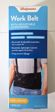 Walgreens Workbelt With Adjustable Suspenders One Size