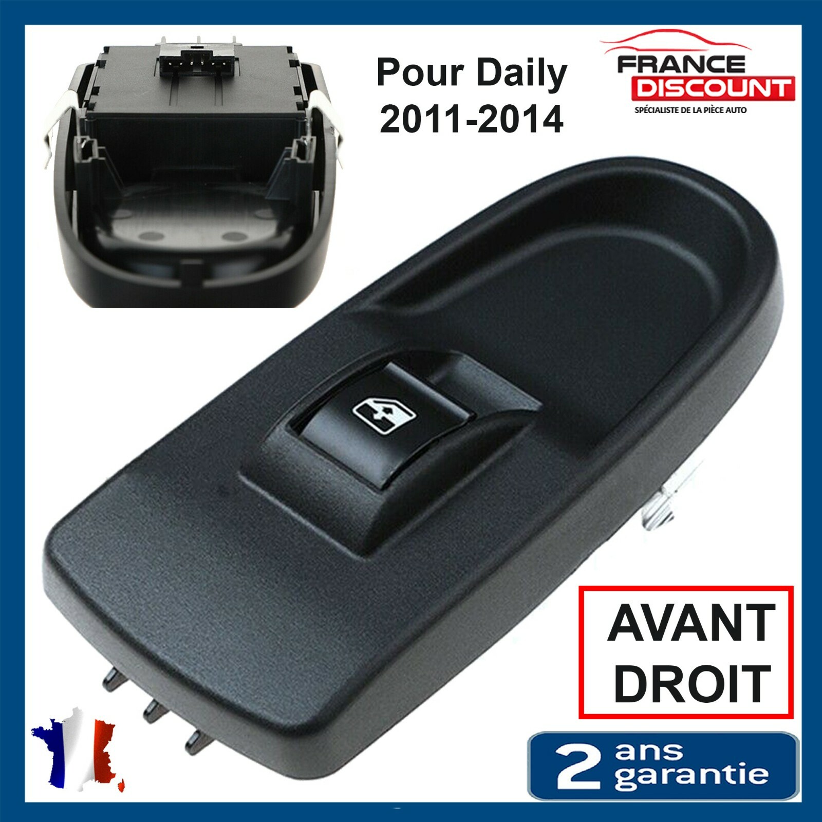 Platine de lève-vitre avant droit robuste pour Daily pièce de rechange OEM 5801484225