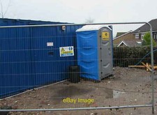 Photo 6x4 Portable toilet at the edge of a building site, Pillmawr Road, c2020