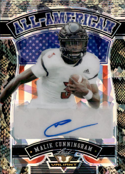 2022 Leaf Valiant Malik Cunningham #AA-MC1 - 1 of 2