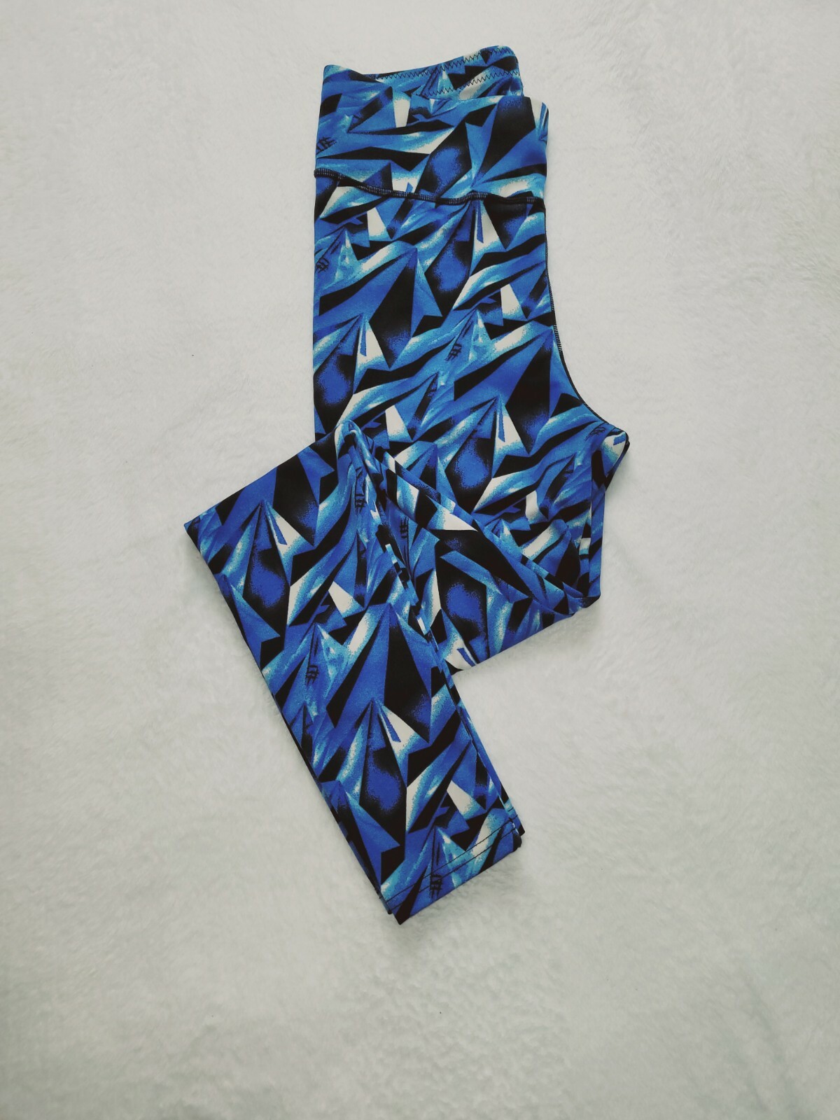 Leggings Women's Blue,Black,White Leggings Size Med-image