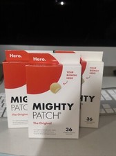 Hero Cosmetics Mighty Patch Original Hydrocolloid Acne Pimple 72 zits 3 Pack 