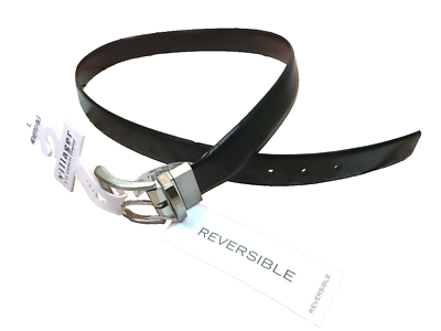 VILLAGER Liz Claiborne Reversible Belt Womens L Black Brown  display picture 1