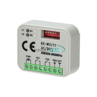 300-868MHz Multi-Frequency Receiver Rolling/Fixed Code Switch Controller On/Off