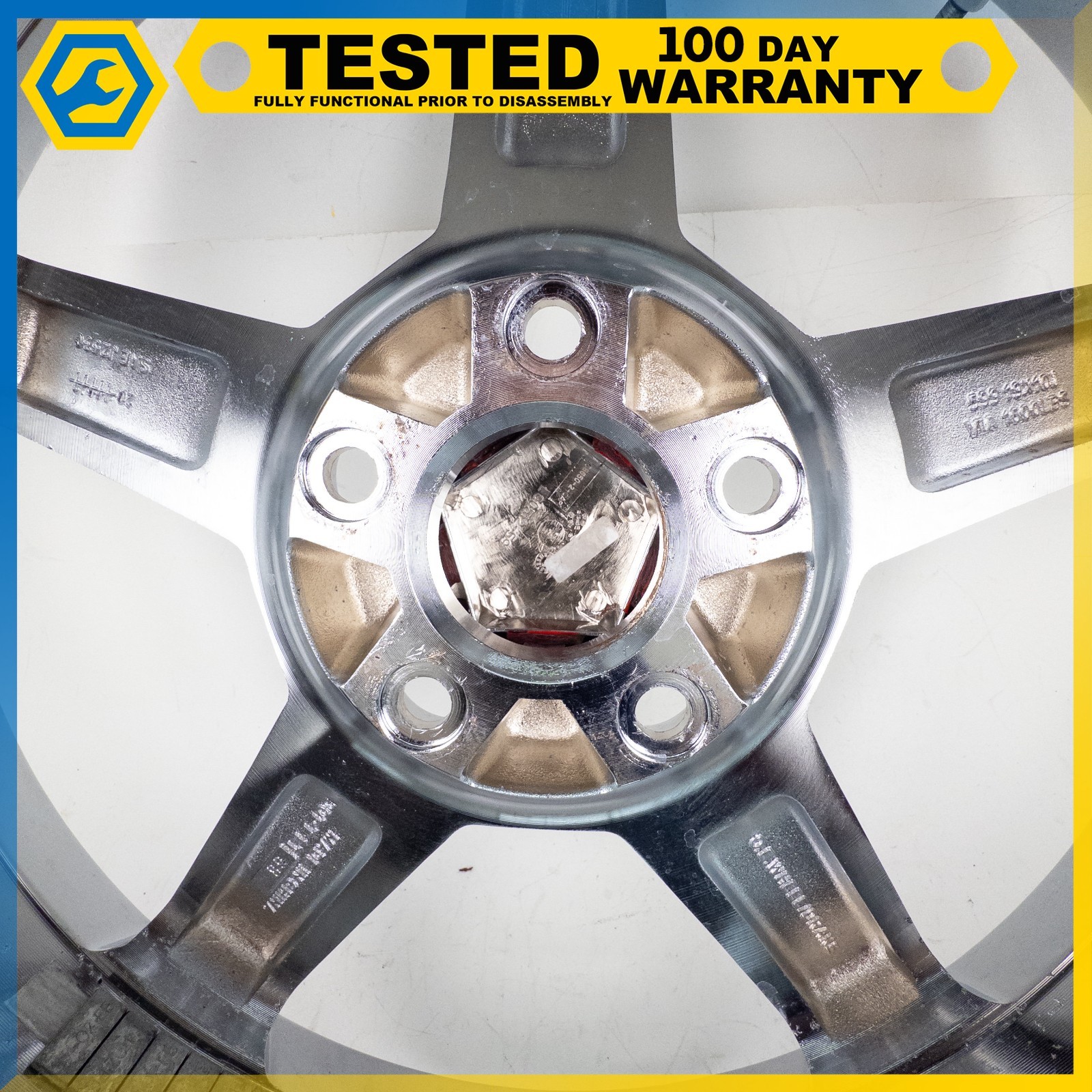 05-13 CHEVROLET CORVETTE C6 19 X 10J REAR WHEEL RIM POLISHED