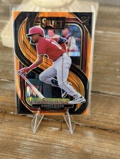 2025 Panini Select - Darren Baker #200 RC - Orange Shock Prizm - Premier Level