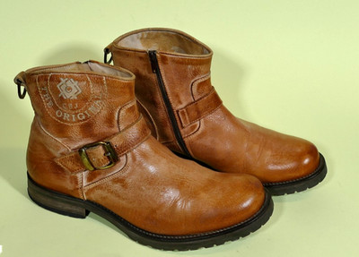 Stiefeletten CIPO & BAXX ''CBJ The Original'' Biker Boots,Leder,Gr.43(44) TOP