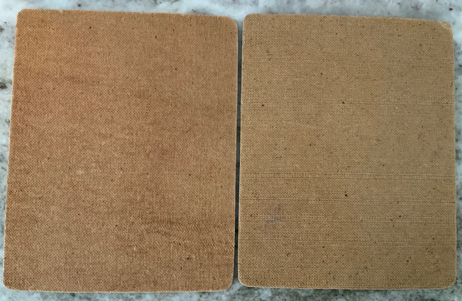 Set of 2 Vintage Mini Chalkboards Painted School Homework Schoolhouse Numbers