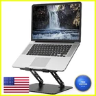 Gogoonike Adjustable Laptop Stand For Desk Metal Foldable Laptop Riser Holder