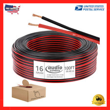 100Ft 16-Gauge Audio Stereo Speaker Wire Cable,100 Feet,30.48 Meters,2 Conductor