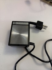Vintage General Electric Dynamic Microphone, 2-Prong, 1970s Cassette Mic
