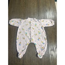 VTG Y2K 2000 Precious Moments One Piece Baby Bodysuit 6 Months Pink