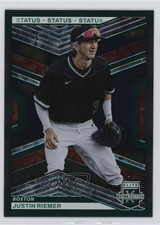 2023 Panini Elite Extra Edition Green Status 232/499 Justin Riemer #52 1j1i