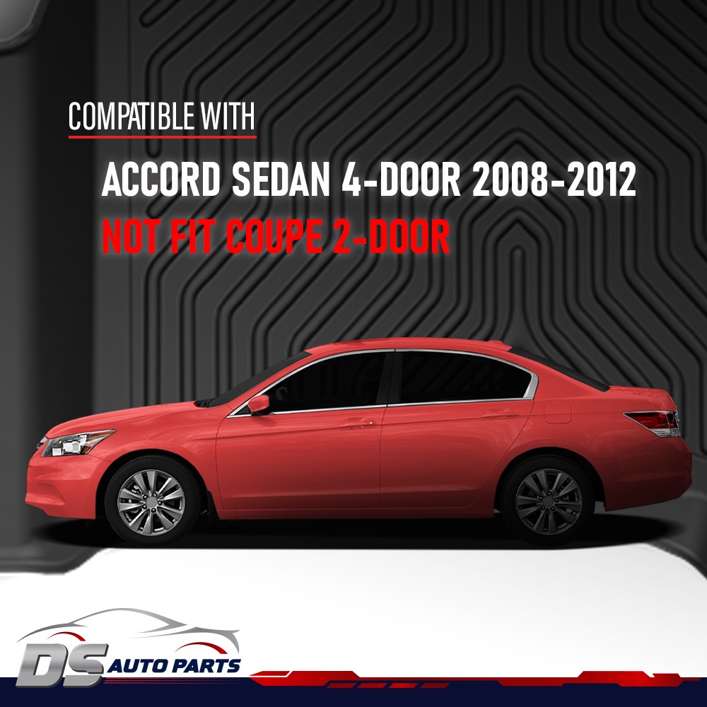 Fit For 2008-2012 Honda Accord TPE All Weather 3D Floor Mats Carpets Liner Cover