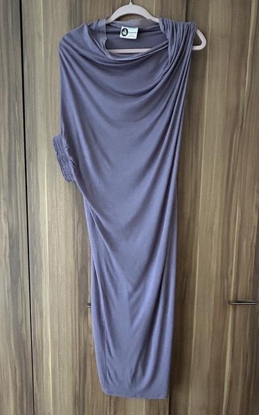 Women Lanvin Dress Grey Viscose L