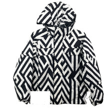 Burton Ski Snow Dryride Jacket Youth Medium 7/8 Geometric Performance Snowboard