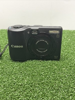 Canon PowerShot A1300 16.0MP Digital Camera - Black *FOR PARTS OR REPAIR*