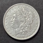 1890-CC Morgan Dollar, XF, Cleaned