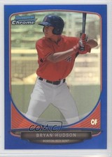 2013 Bowman Draft Picks Chrome Blue Refractor 68/99 Bryan Hudson #BDPP86 2u3