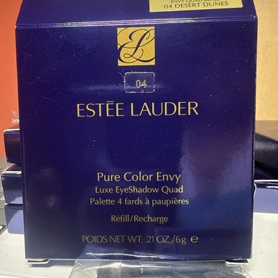 Estee Lauder Pure Color Envy Luxe Eyeshadow Quad, REFILLS, .21 OZ FULL SIZE, NIB
