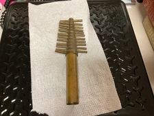 Vintage Brass Cork Borer, 12-piece