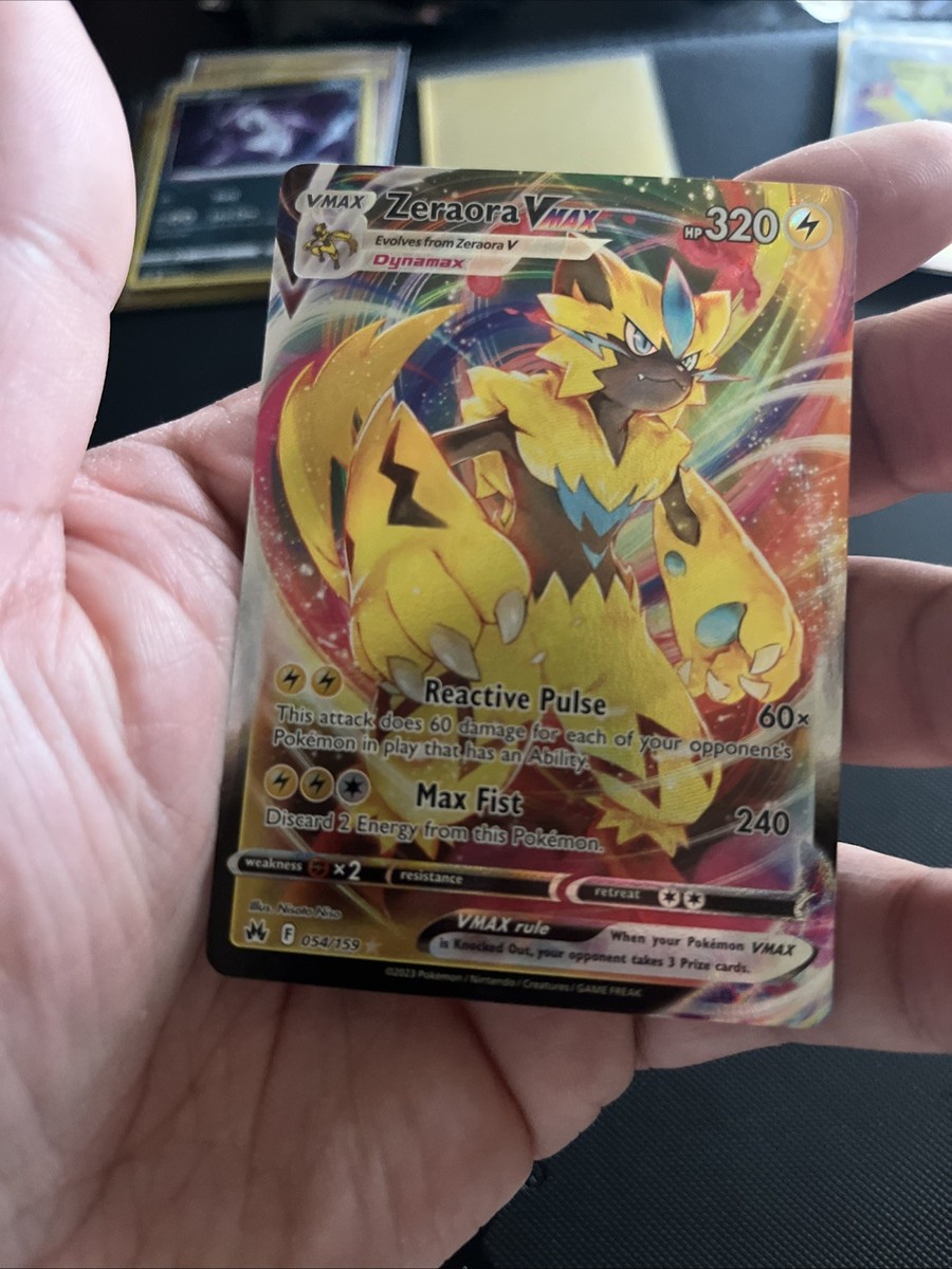 pokemon tcg crown zenith 054 159 zeraora vmax card Starter Deck Generations Xerneas ex & Noivern ex svM - Scarlet & Violet Pokémon  Card Game | Authentic Japanese Pokémon TCG Deck main image 1