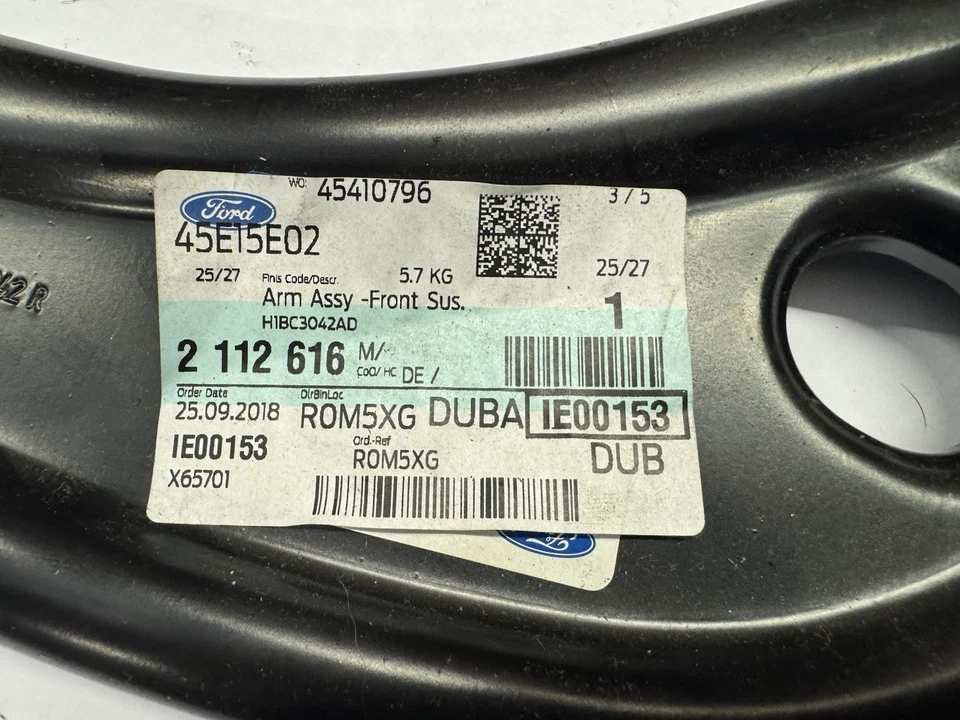 Genuine Ford Fiesta 2017- Front Right Lower Track Control Arm 2112616 - Image 2 of 4