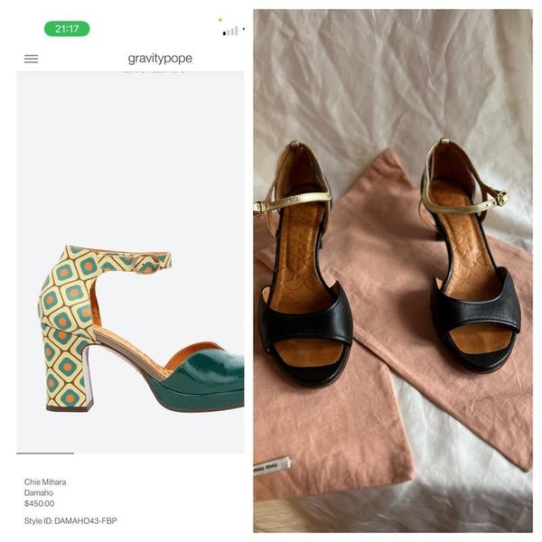 Women Chie Mihara Heels Brown Leather 36