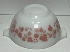 Vintage Pyrex Pink Gooseberry Cinderella # 441 Mixing Bowl 1 1/2 Pint