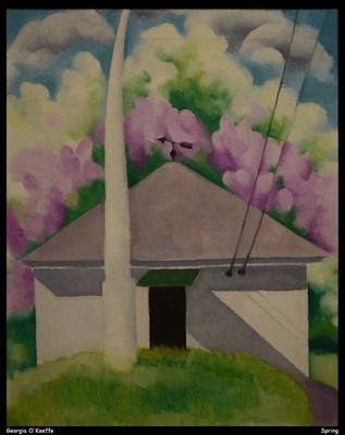 Georgia Okeeffe Spring O 1 Vintage Kunstdruck Poster Wanddeko Innenraum Ausstellung
