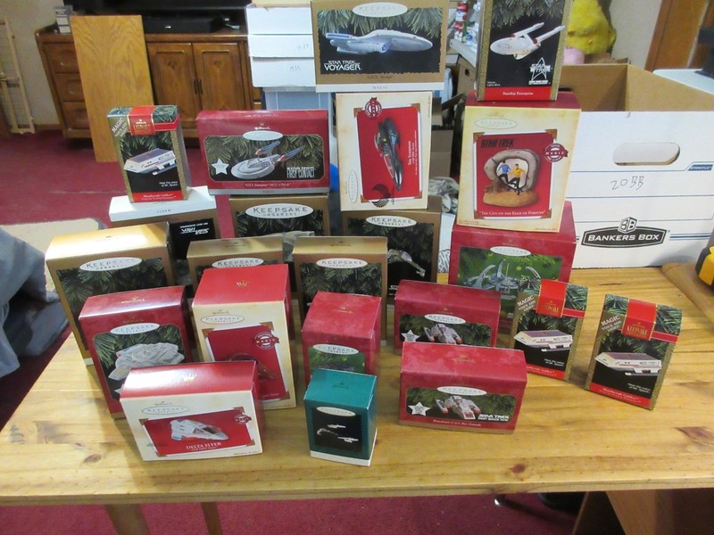 HALLMARK Star Trek Christmas Ornaments 1991 to 2004 Seventeen Different